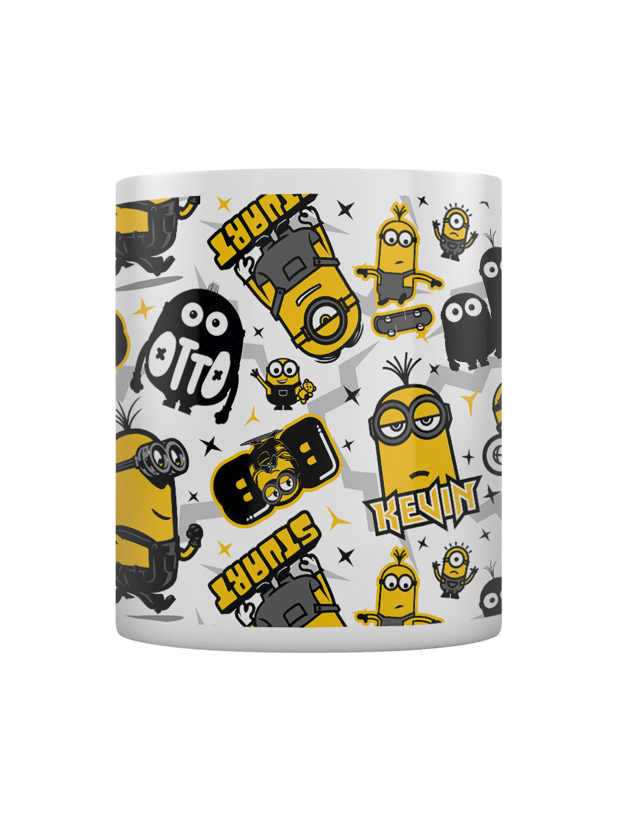 Official Minions All-Over Print Graphic Mug – Kevin, Stuart, Bob & Otto