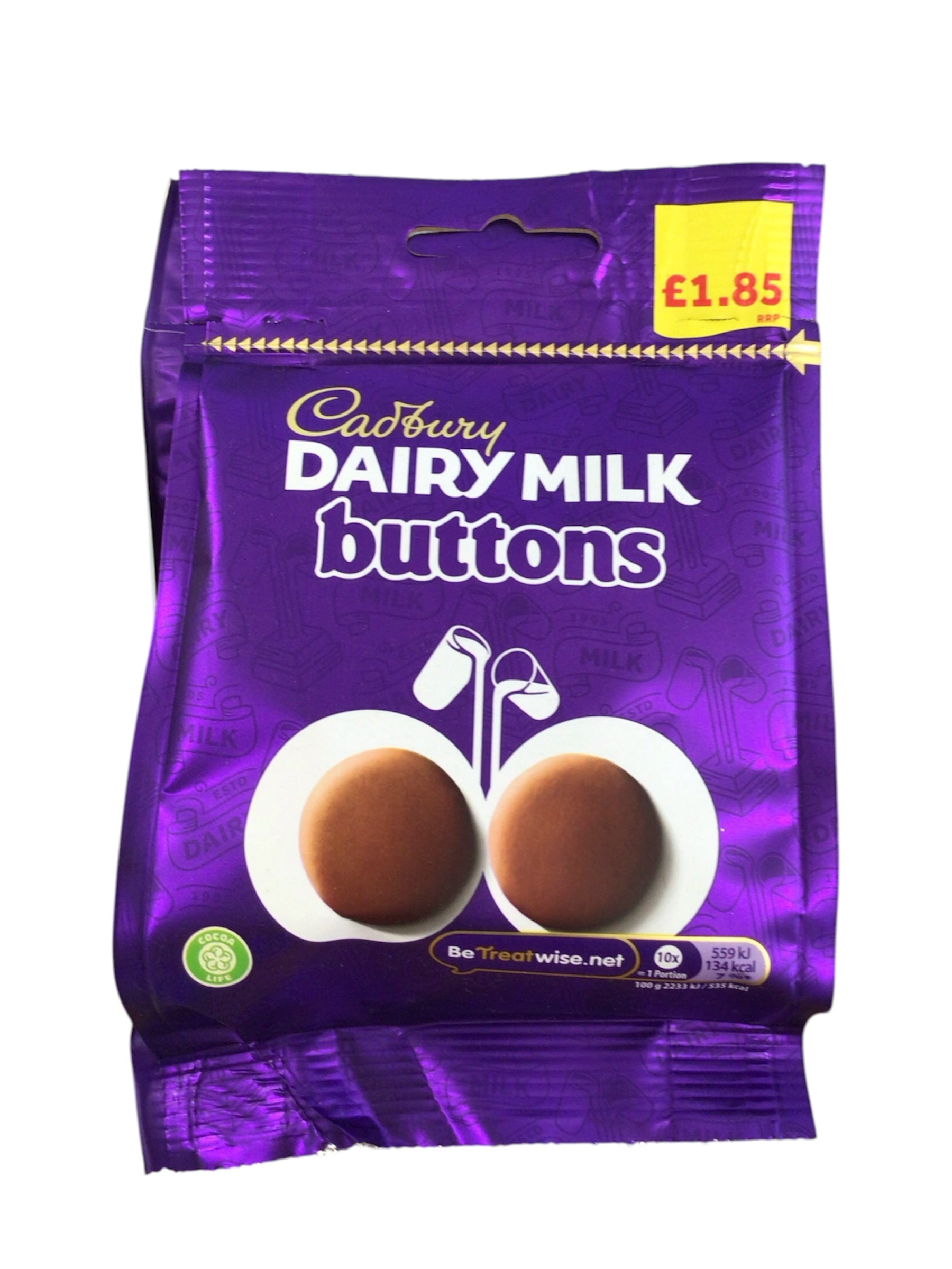 Cadbury Dairy Milk Buttons – The Classic Smooth Milk Chocolate Treat