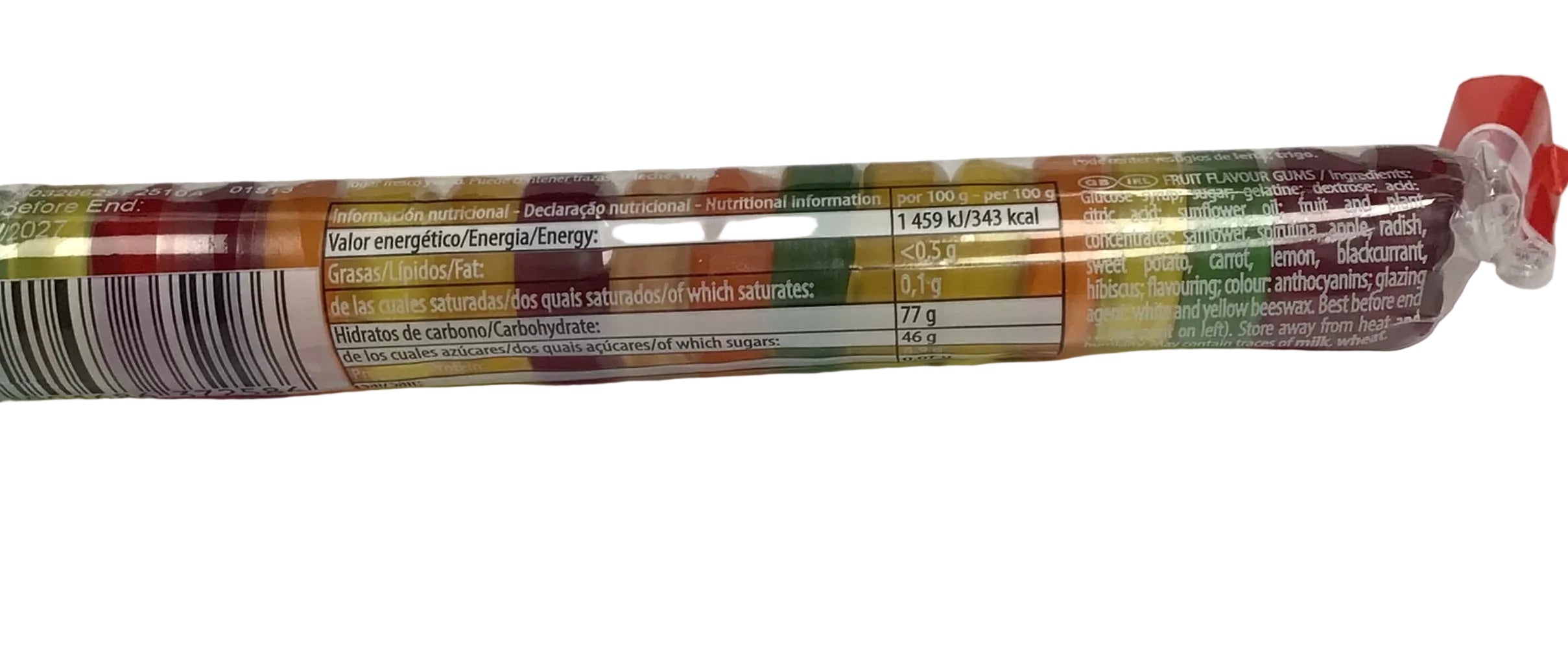 Haribo Mega-Roulette Fruit Flavour Gums 45g