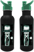 DC Comics The Joker "Certified Insane" Metal Canteen Water Bottle RRP £13