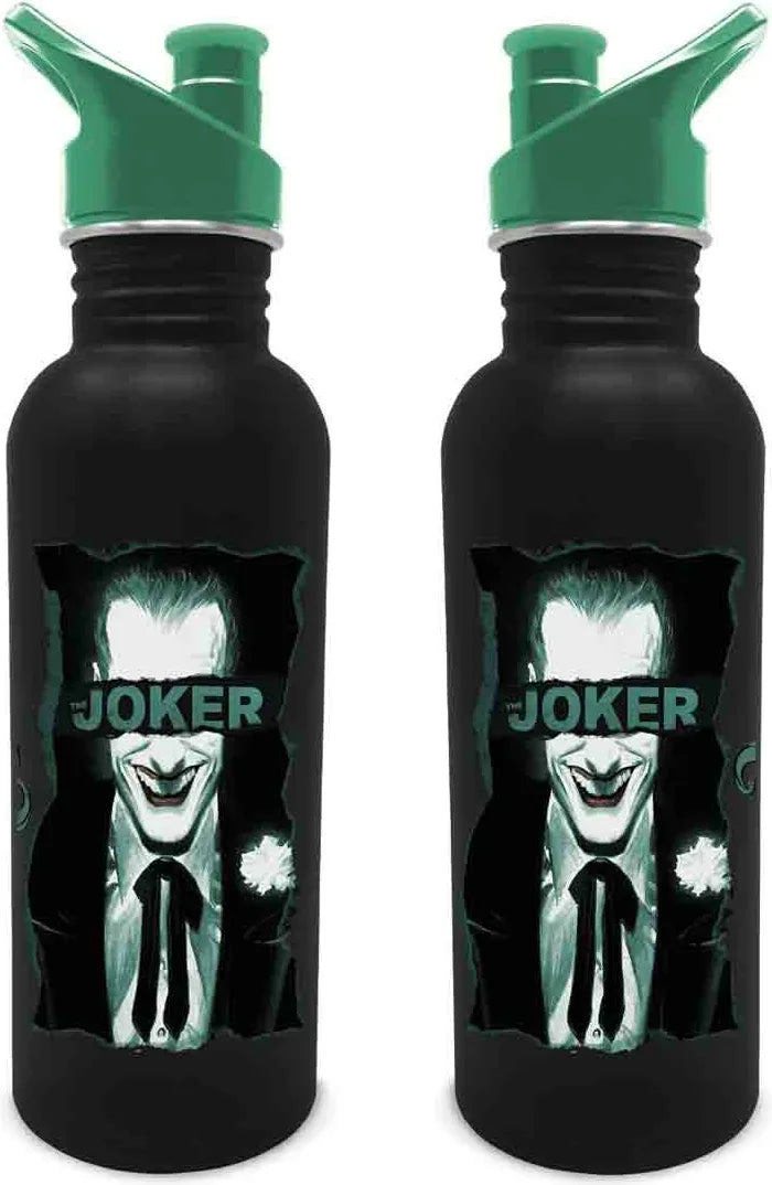 DC Comics The Joker "Certified Insane" Metal Canteen Water Bottle RRP £13