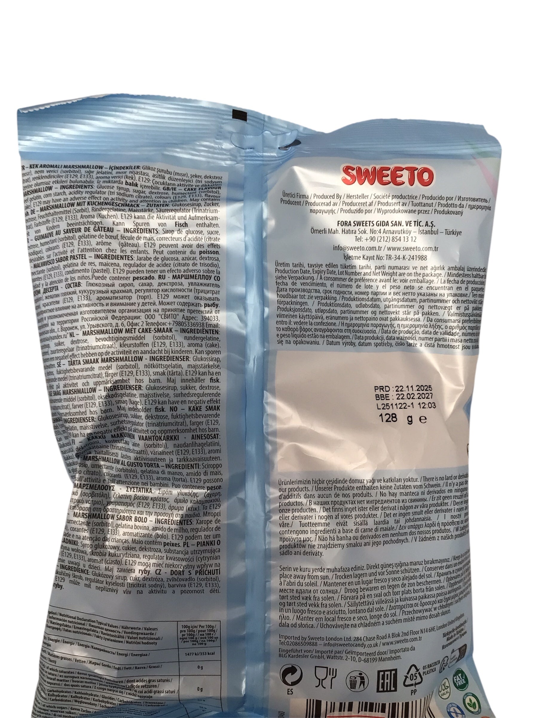 Sweeto Unicorn Marshmallows – Swirled Pastel Mallows