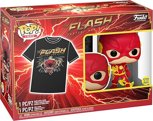 Funko Pop! & Tee: DC The Flash – "Fastest Man Alive" Collector's Box Set