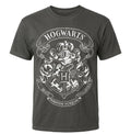 Hogwarts Crest Charcoal Graphic T-Shirt RRP £20
