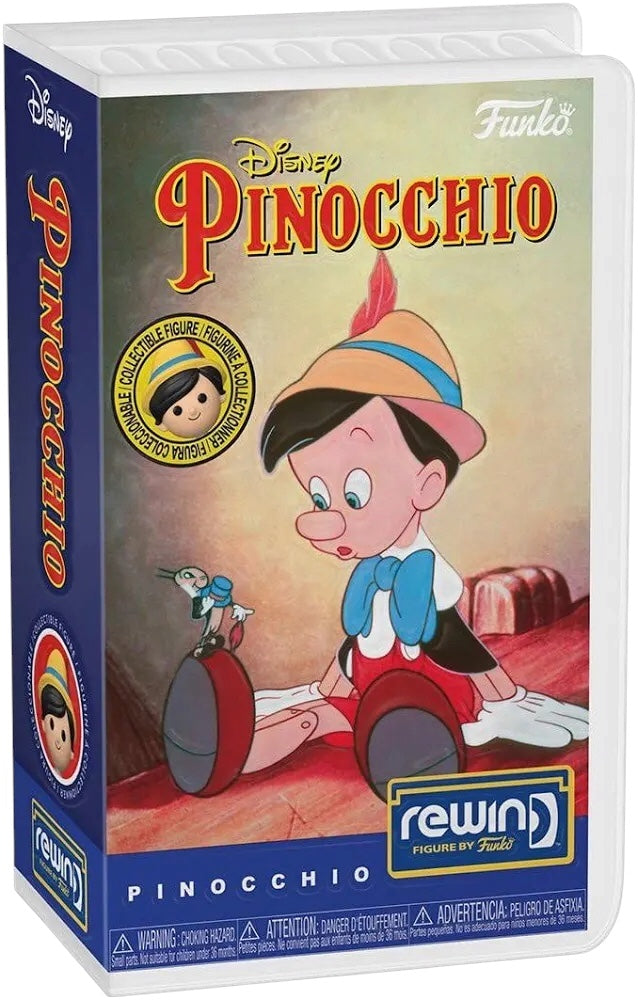 Funko Rewind: Disney Pinocchio Vinyl Figure with VHS Case Packaging RRP £12