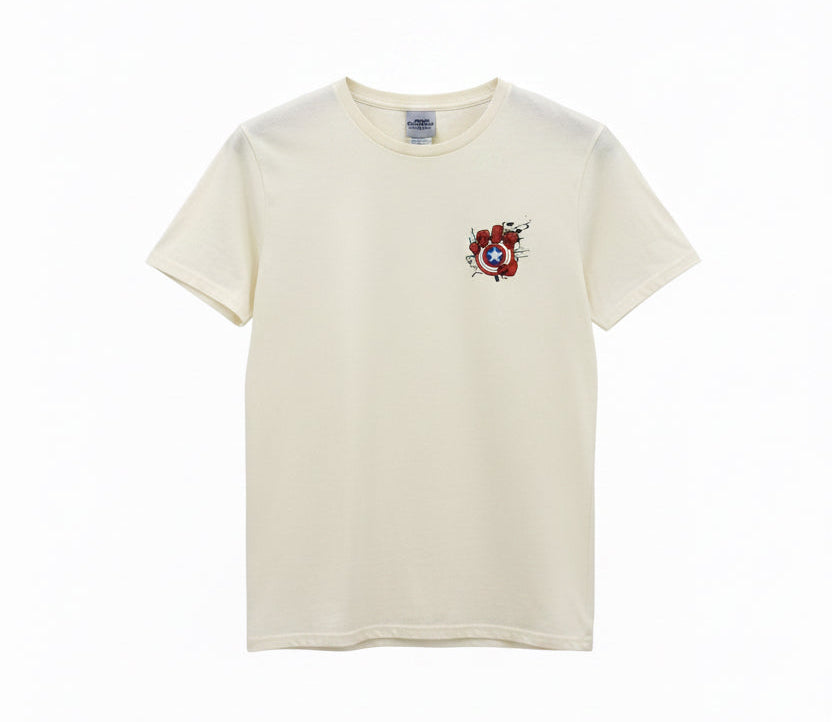 Marvel Captain America: Brave New World Vintage Comic Graphic T-Shirt – Off-White