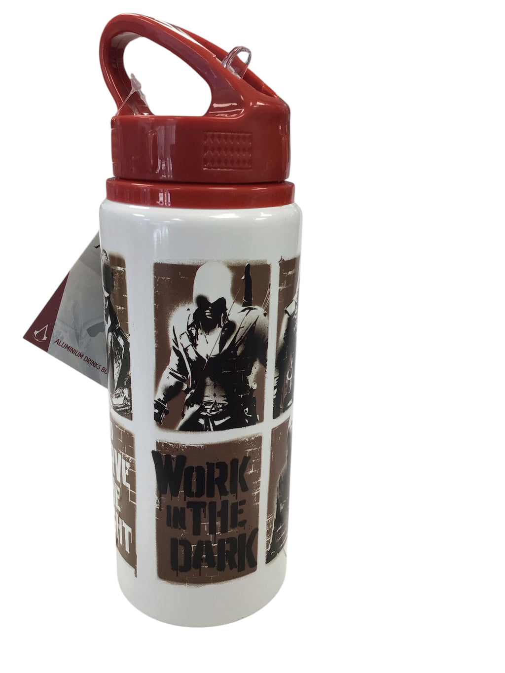 Official Assassin’s Creed "Work in the Dark" 700ml Aluminium Drinks Bottle RRP £11