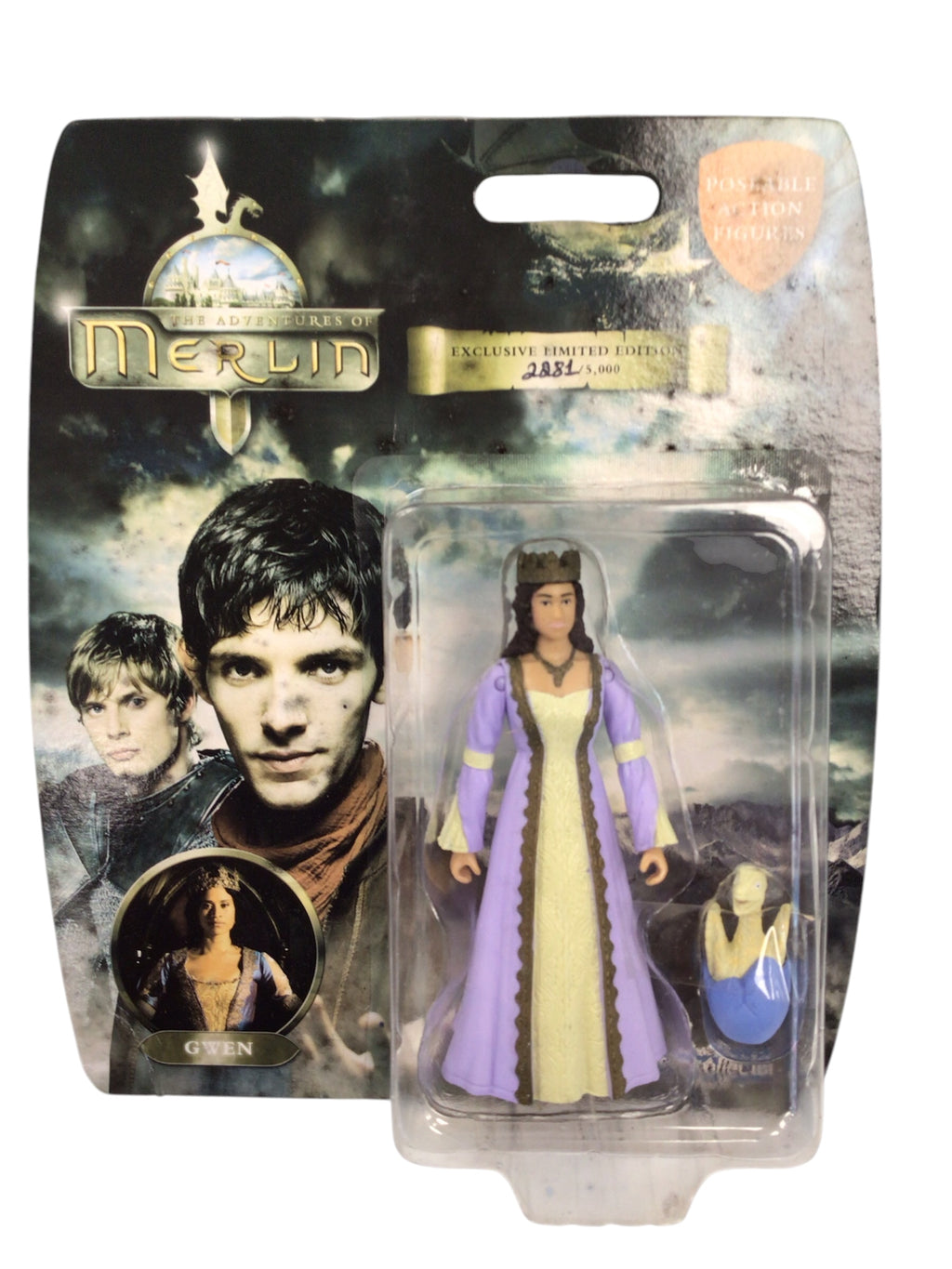 The Adventures of Merlin GWEN (Guinevere) Action Figure - Limited Edition #2281/5000 - Sealed RRP £15