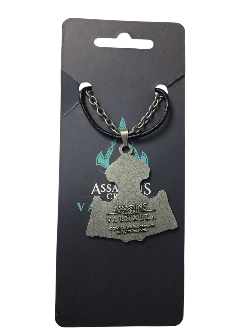 Official Assassin's Creed Valhalla Thor's Hammer Pendant Necklace – Interchangeable Chain & Cord Set RRP £30