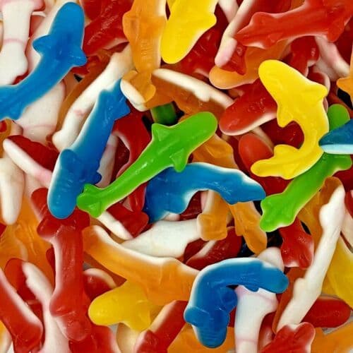 Vidal Jelly Sharks – Multi-Coloured Gummy Sweets 250g