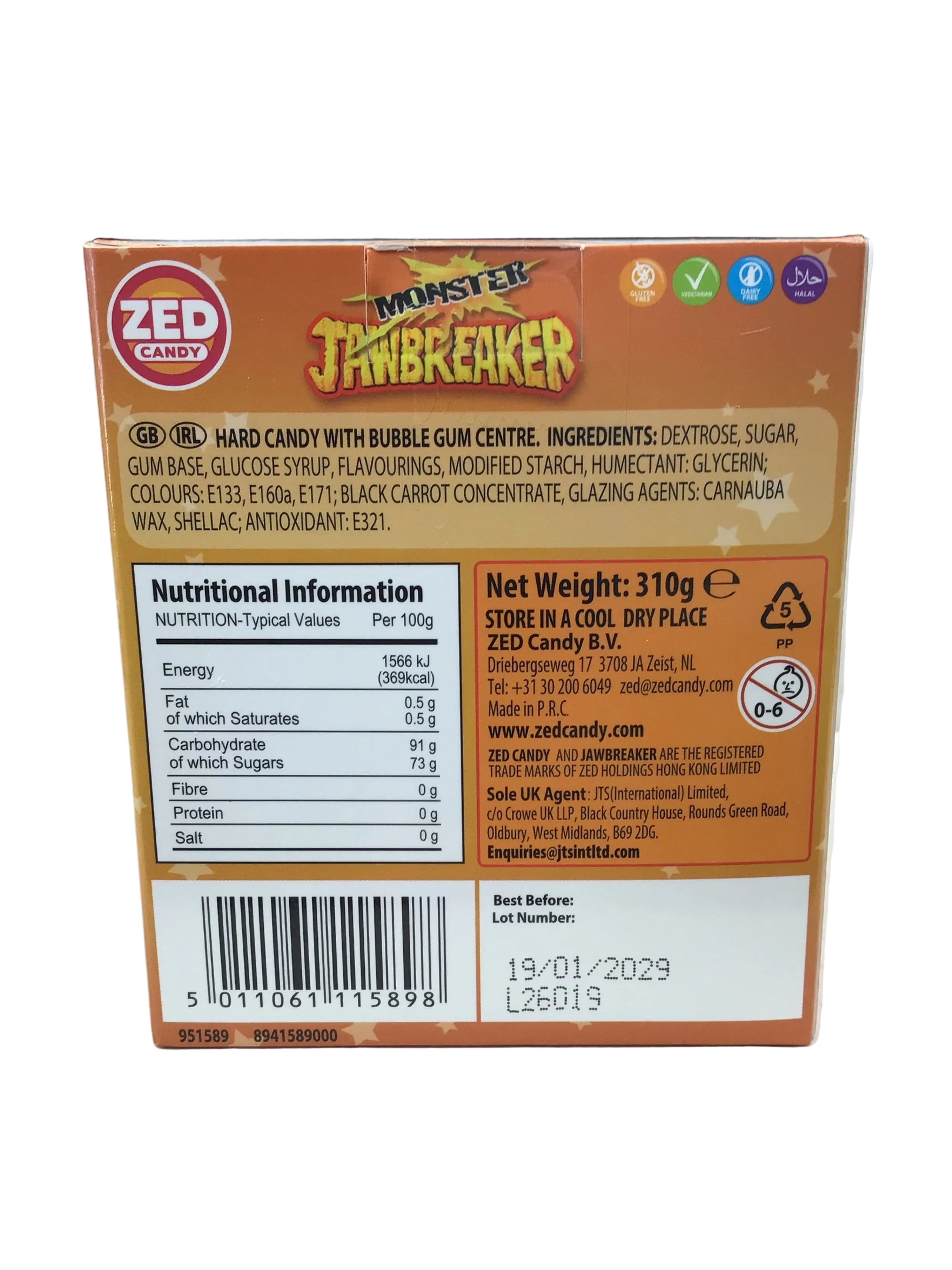 Zed Candy Monster Jawbreaker (310g)