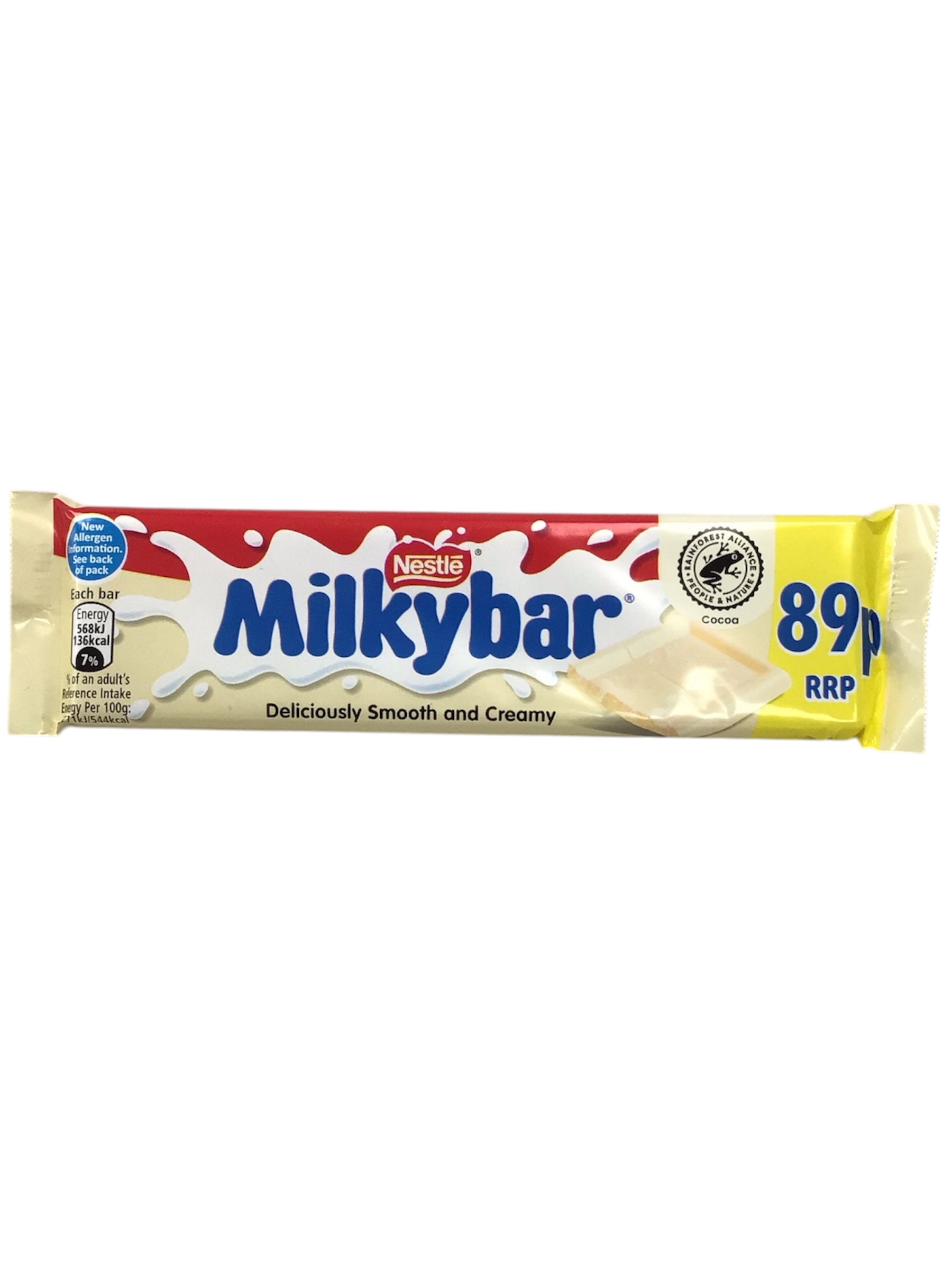 Nestlé Milkybar White Chocolate Bar (25g) – 89p RRP Price-Marked Pack