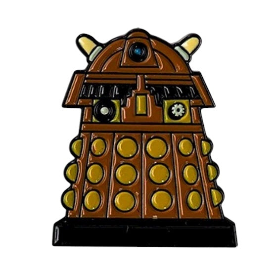 Doctor Who: Classic Dalek Enamel Pin Badge (Brown) RRP £8