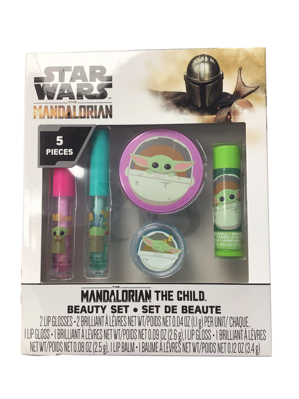 Star Wars The Mandalorian: "The Child" 5-Piece Beauty & Lip Care Set RRP £11