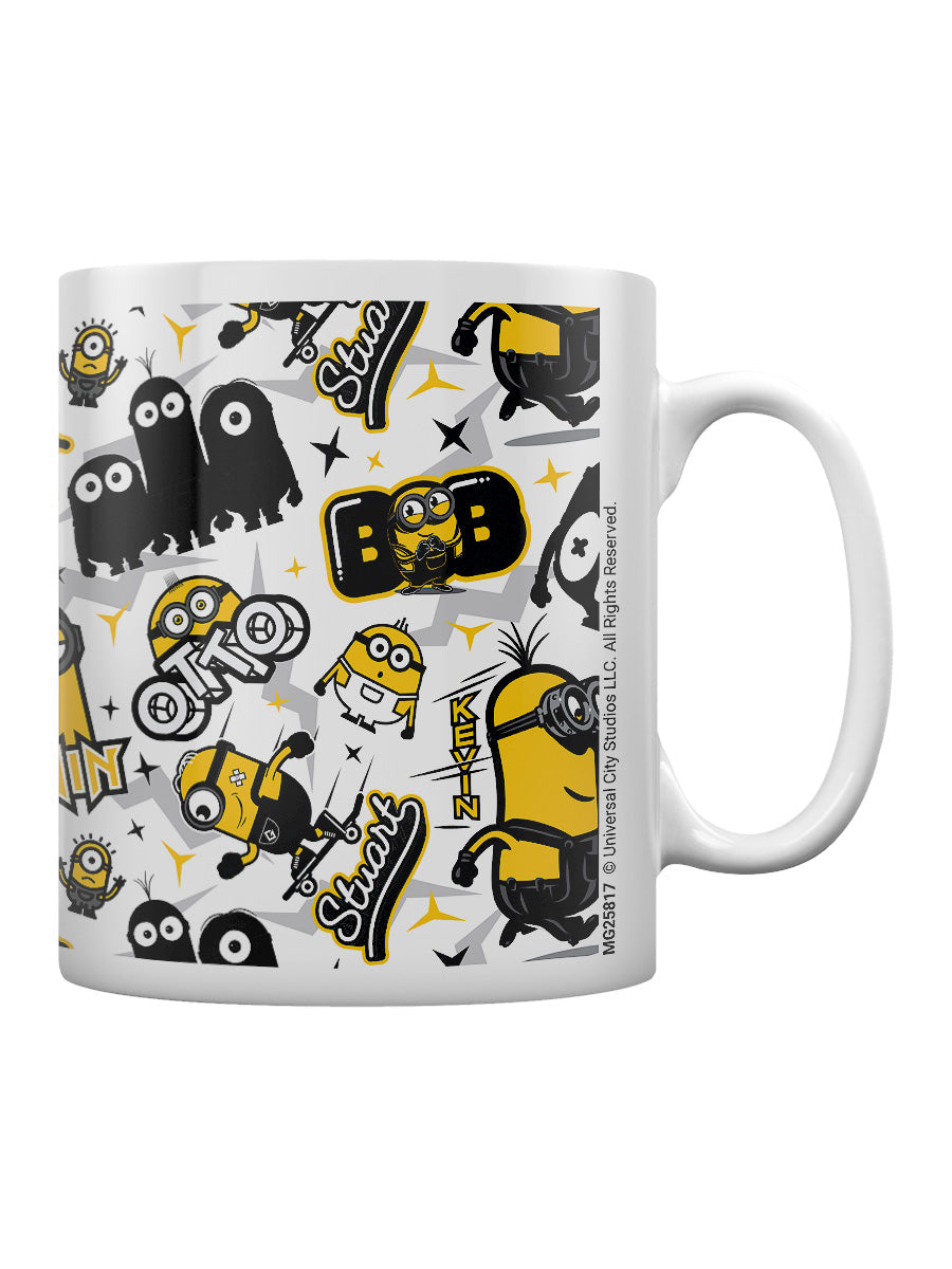 Official Minions All-Over Print Graphic Mug – Kevin, Stuart, Bob & Otto