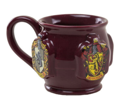 Harry Potter 3D Sculpted Hogwarts House Crests Cauldron / Goblet Mug