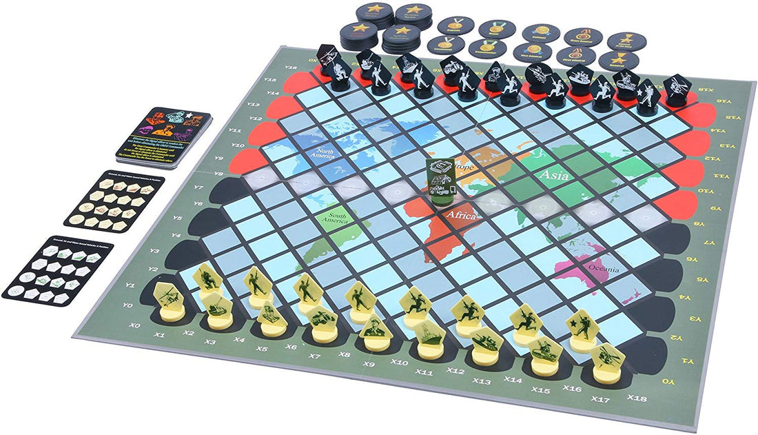 Omni Tact Pro Strategy Board Game by Omni Geneius (12-in-1 Tactical Game)
