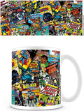 Official DC Comics Vintage Comic Book Cover Collage Ceramic Coffee Mug RRP £10