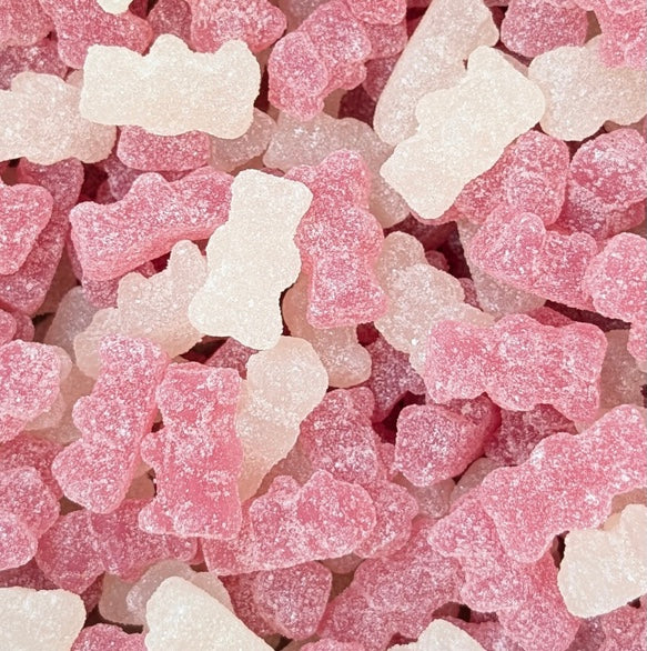 Fizzy Strawberries & Cream Gummy Bears 250g