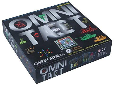 Omni Tact Pro Strategy Board Game by Omni Geneius (12-in-1 Tactical Game)