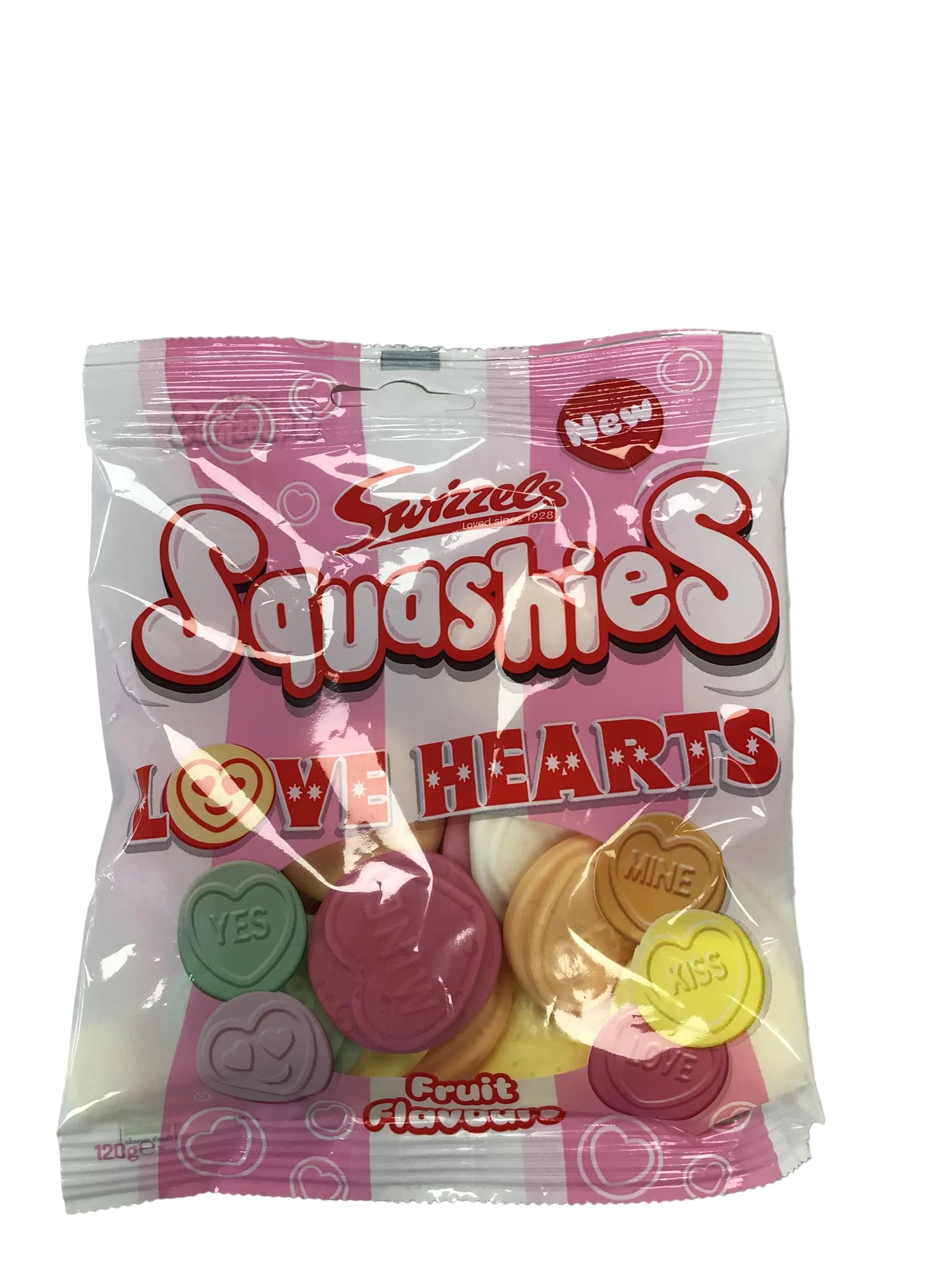 Swizzels Squashies Love Hearts (120g)