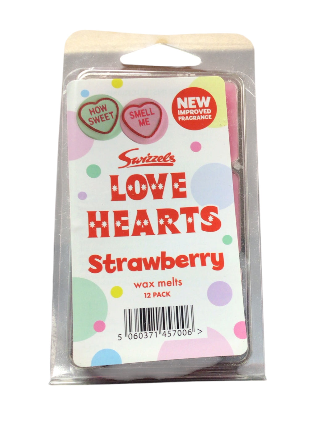 Swizzels Love Hearts Strawberry Scented Wax Melts (12-Pack) RRP £1.50