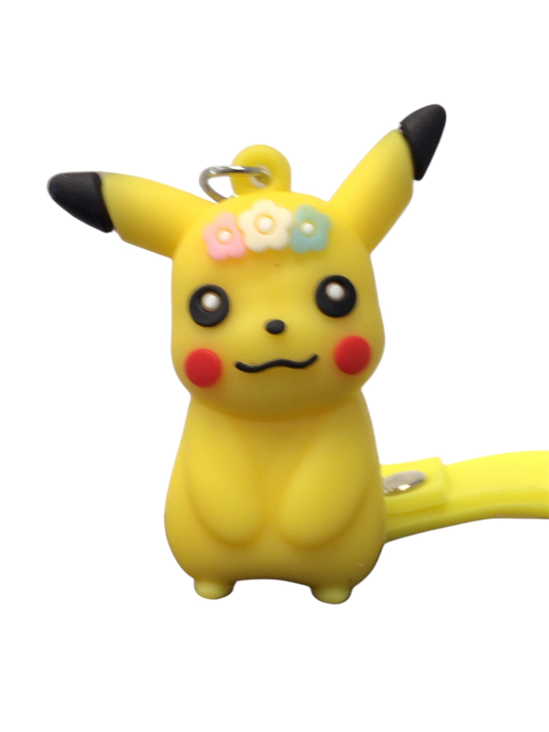 Pikachu Cheers Keychain Floral  RRP £6