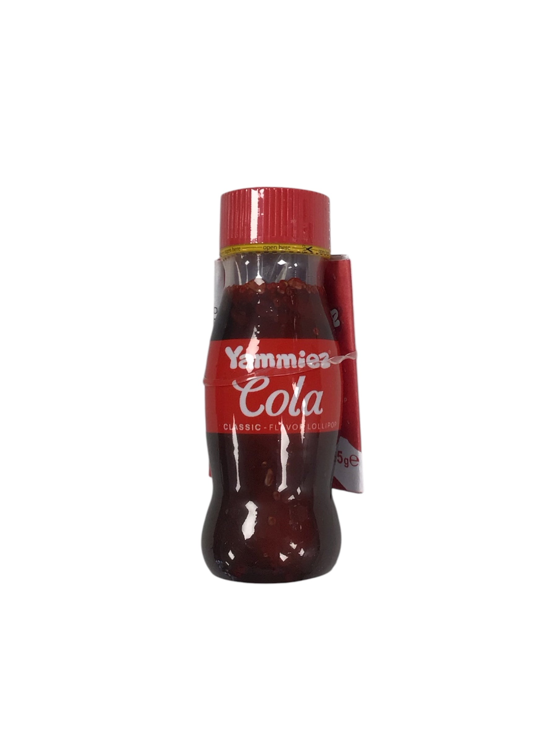 Yammiez Cola Classic Flavor Lollipop – Novelty Bottle Shaped Candy (15g)