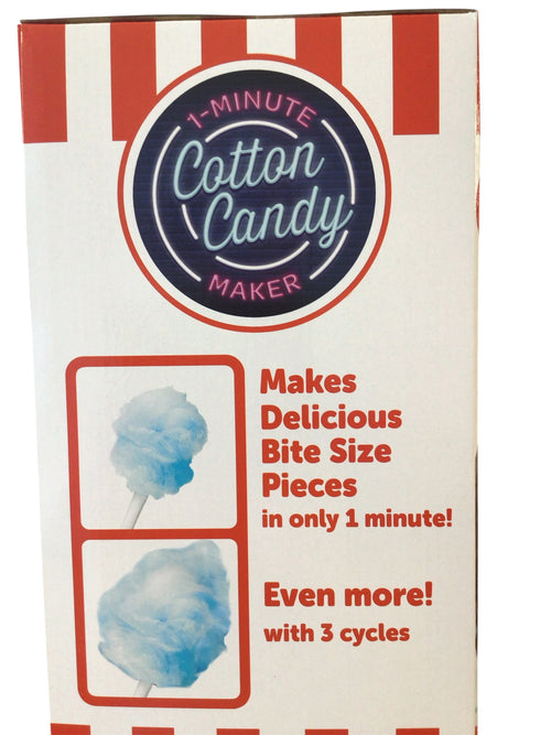 Big Time 1-Minute Cotton Candy Maker – Portable & Rechargeable RRP £30