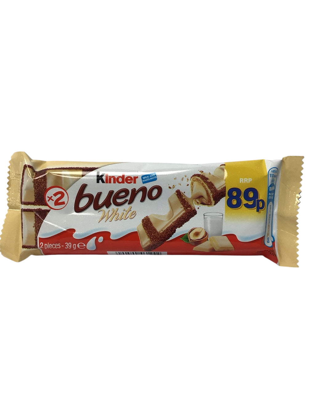 Kinder Bueno White Chocolate Twin Bar (39g)