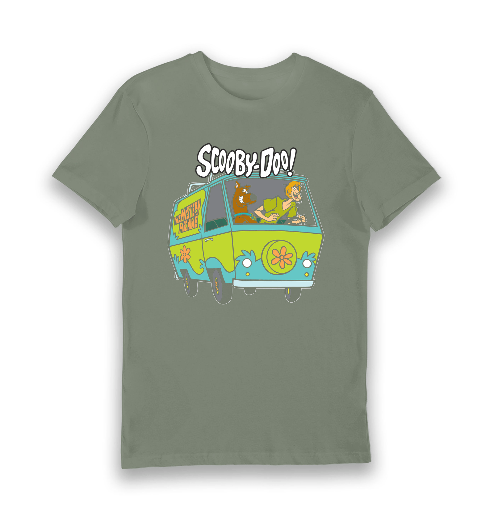 Scooby-Doo! Mystery Machine Graphic T-Shirt – Khaki