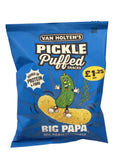 Van Holten's Pickle Puffed Snacks – Big Papa Dill Pickle Flavoured (£1.25 RRP PMP)