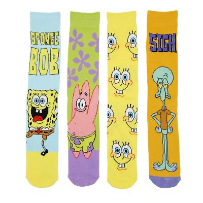 SpongeBob SquarePants Character Crew Socks – 2-Pair Random Mystery Pack