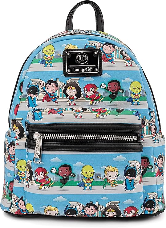 DC Comics Loungefly Justice League Chibi Mini Backpack RRP £80