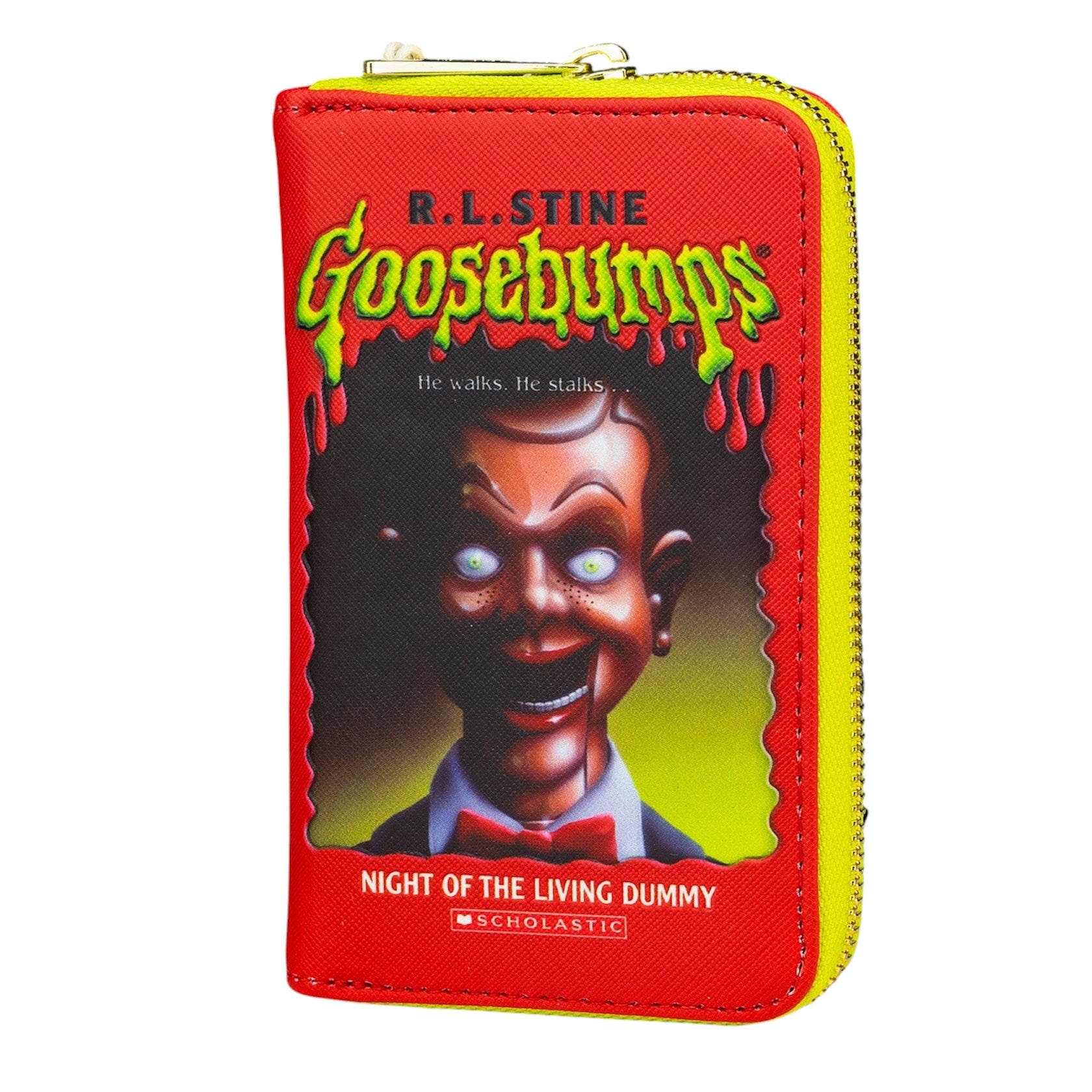 Goosebumps Night of the Living Dummy Book Cover Zip-Around Wallet RRP £40