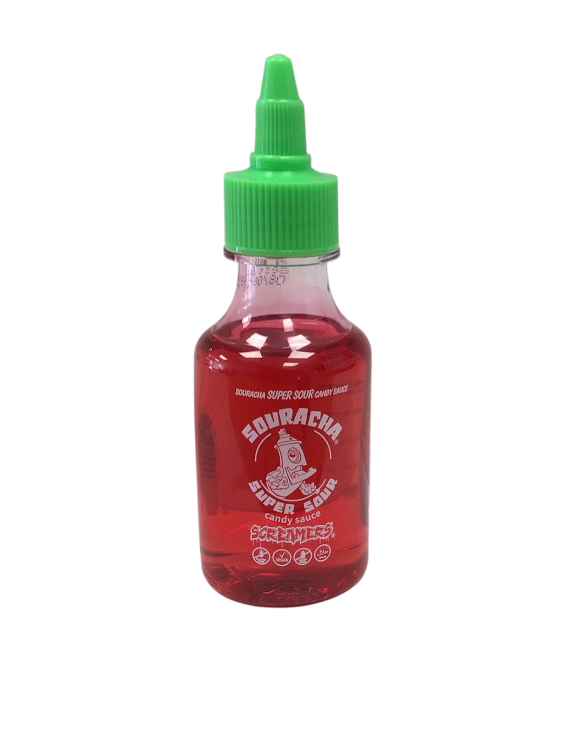 Souracha Super Sour Candy Sauce by Screamers – Novelty Squeeze Bottle Liquid Candy