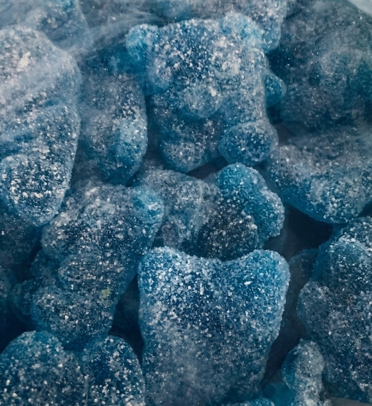 XXL Fizzy Blue Bears – Kingsize Sour Fruity Jelly Sweets 250g