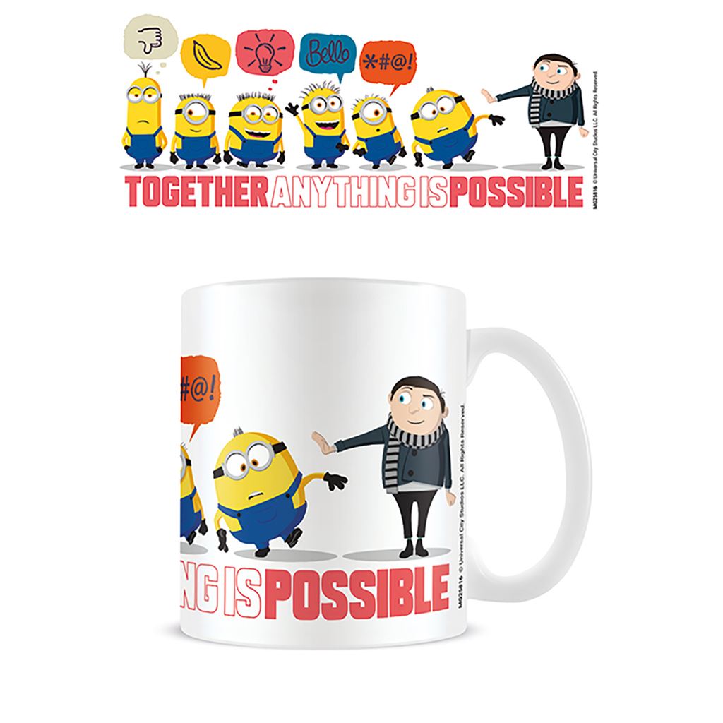 Despicable Me "Together Anything is Possible" Minions Mug RRP £10