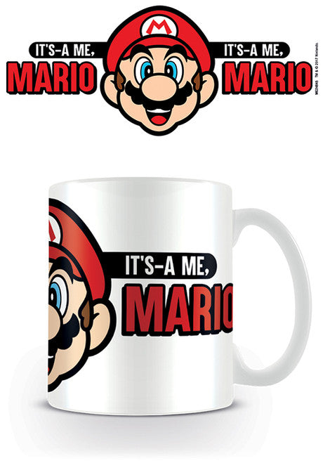 Nintendo Super Mario "It's-a Me, Mario!" Ceramic Coffee Mug RRP £10