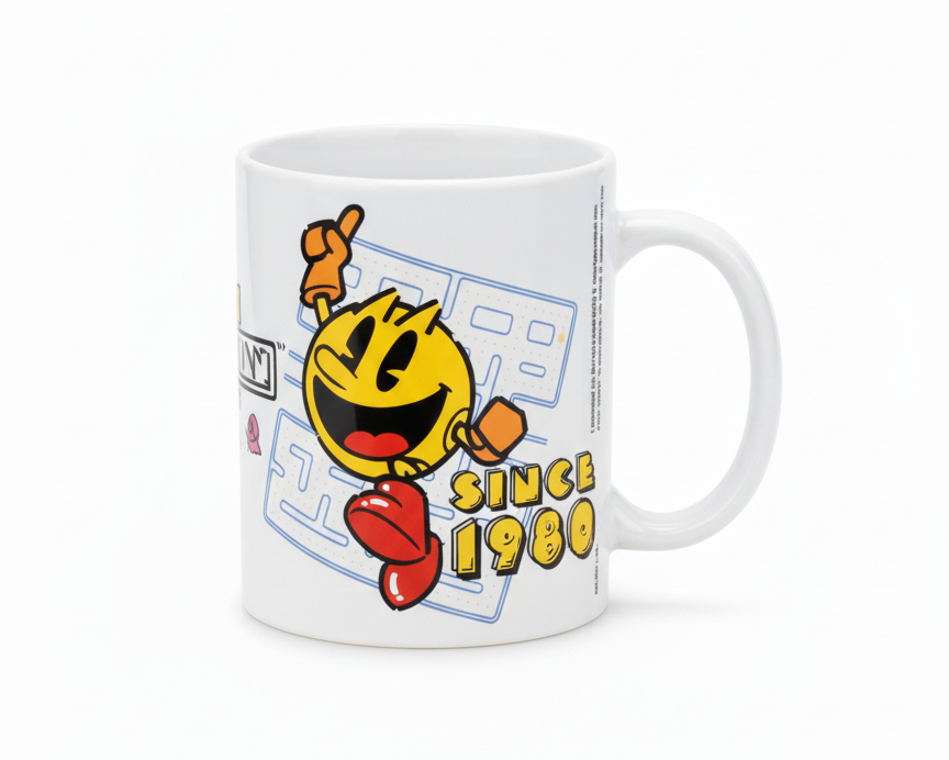 Pac-Man "Since 1980" Retro Arcade Ceramic Coffee Mug RRP £10