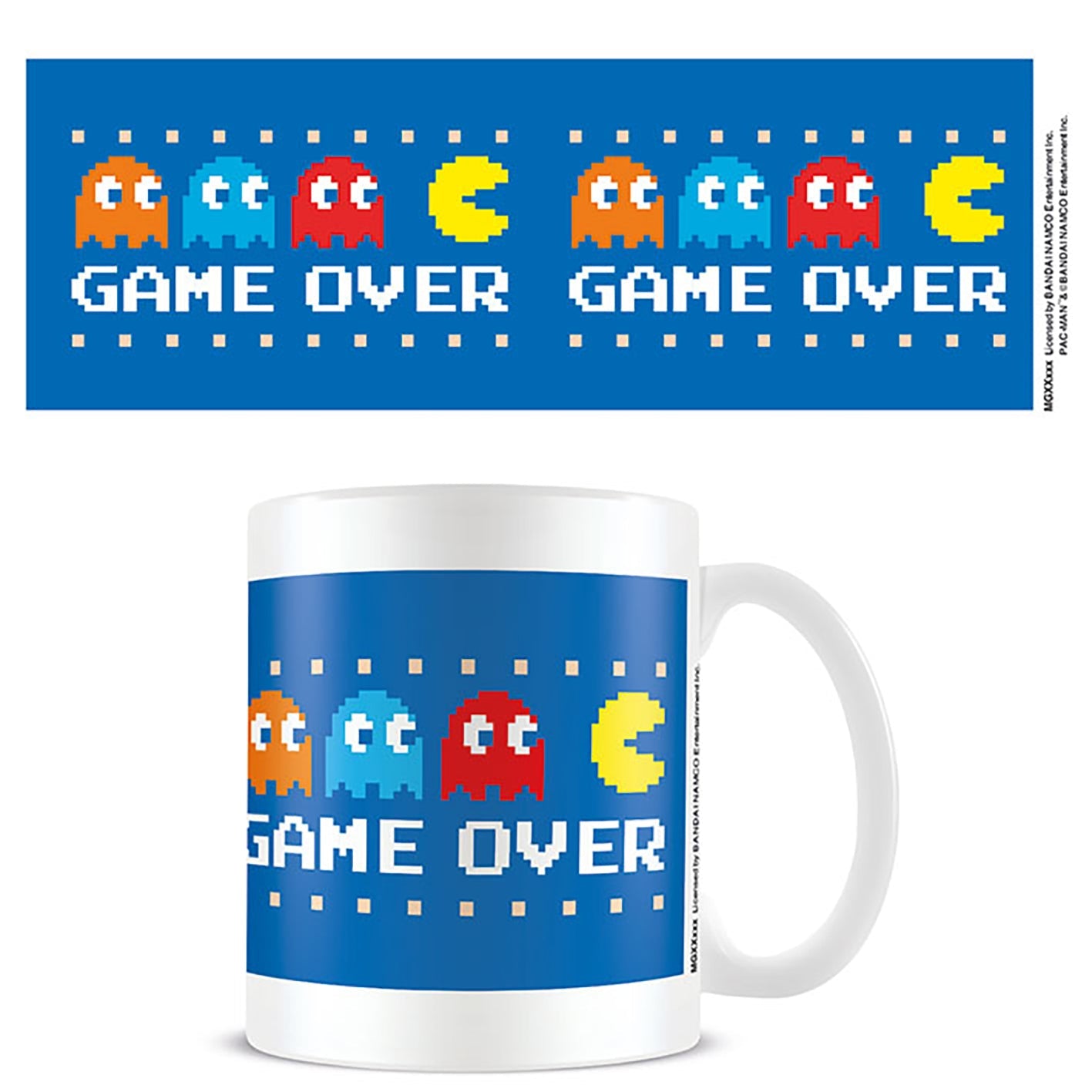 Pac-Man "Game Over" Retro Arcade Ceramic Coffee Mug RRP £10
