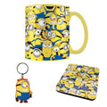 Despicable Me Minions 3-Piece Mug, Keychain & Coaster Gift Set RRP £10