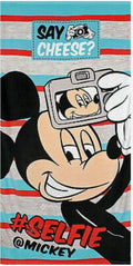 Mickey Mouse #Selfie Beach Towel