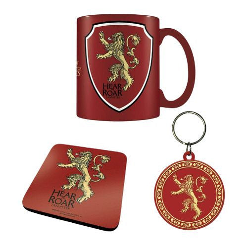 Game of Thrones House Lannister "Hear Me Roar" 3-Piece Gift Set RRP £12
