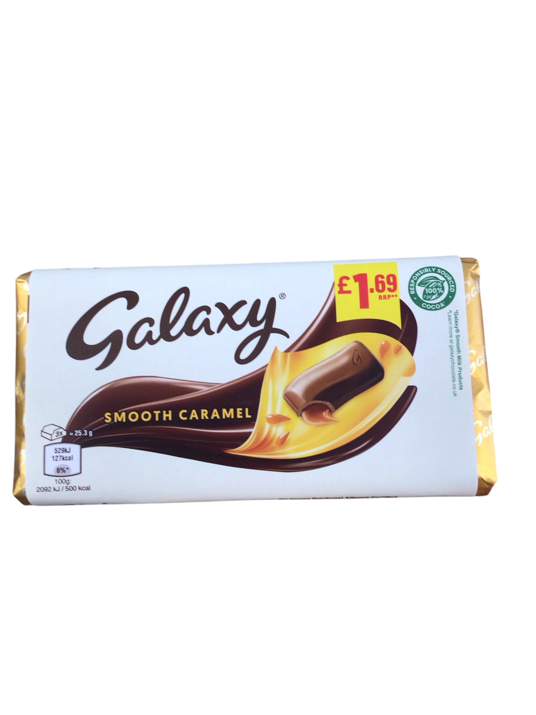 Galaxy Caramel Chocolate Bar (135g)